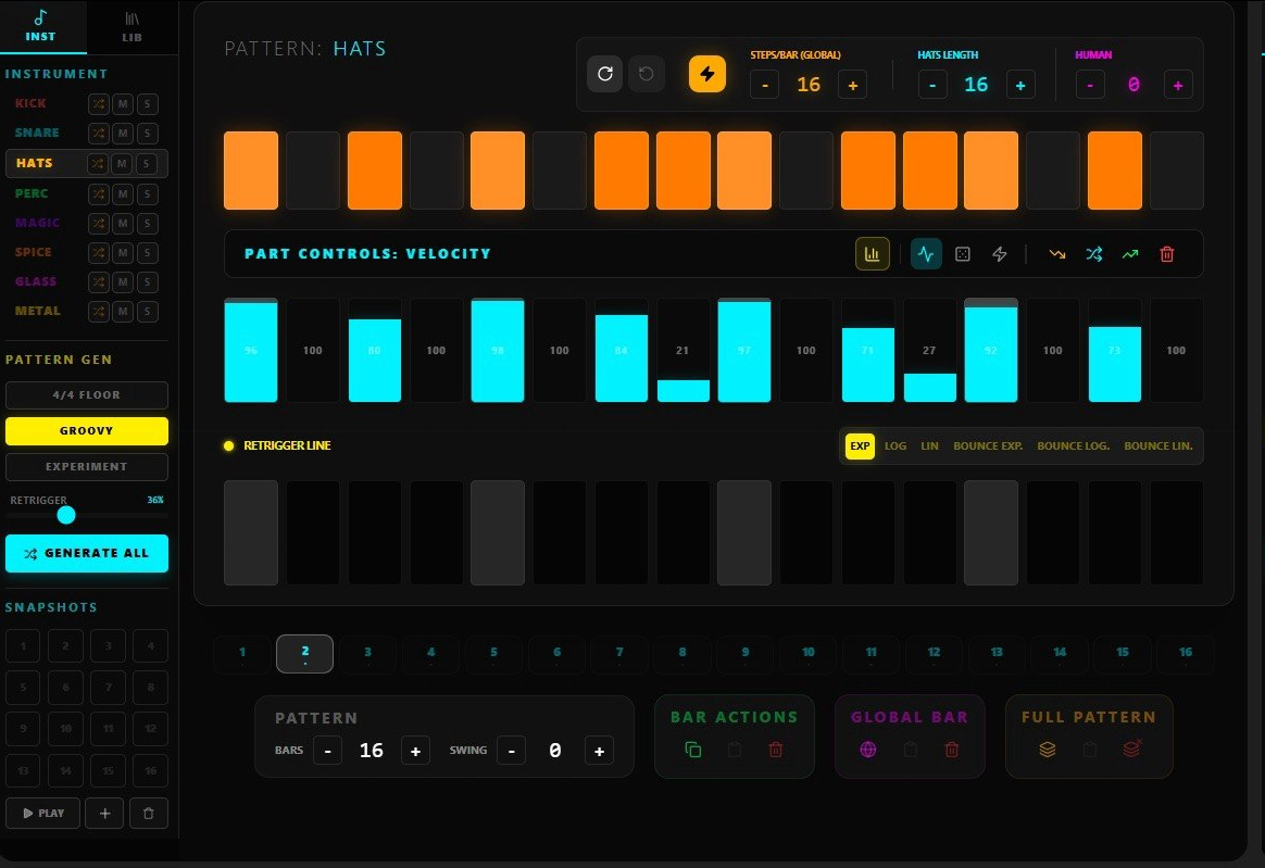 Probabil FM step sequencer